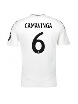 Real Madrid Eduardo Camavinga #6 Domaci Dres 2024-25 Kratak Rukavima